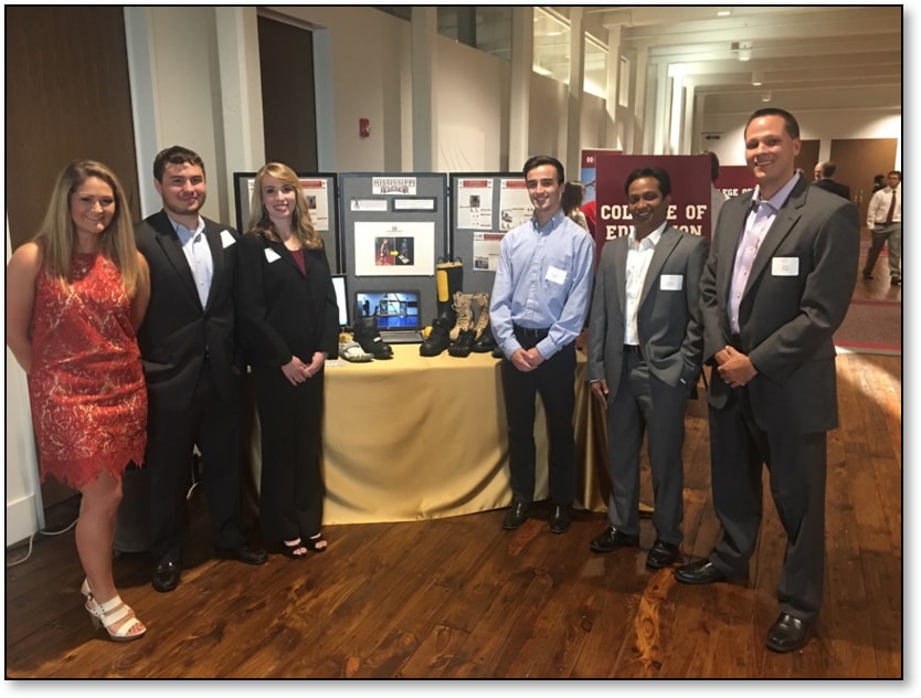 image of students standing in front of poster presentation